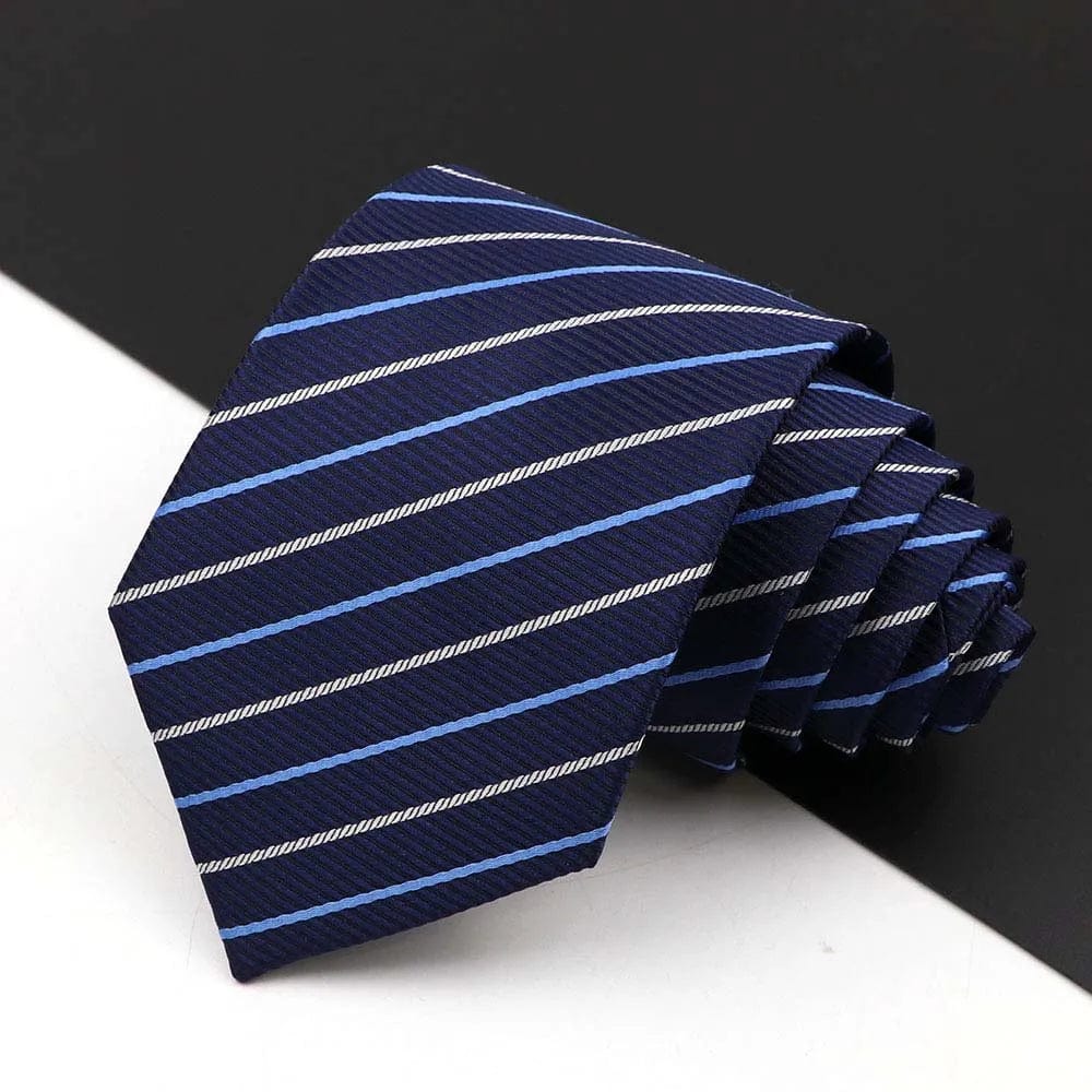 ZONFAZ Business Classic Striped Silk Ties