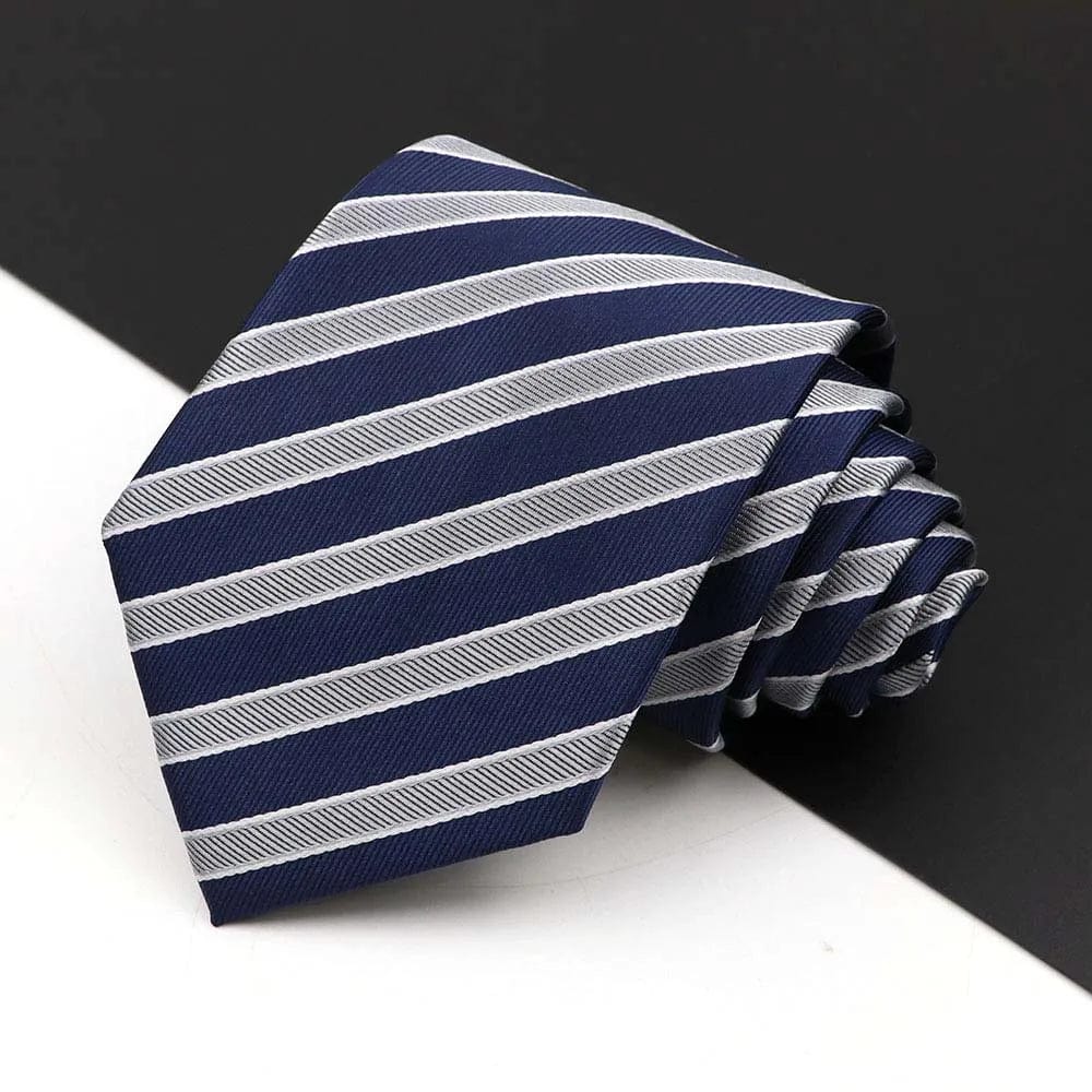 ZONFAZ Business Classic Striped Silk Ties