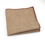 ZONFAZ Candy Color Soft Downy Suede Cotton Pocket Square