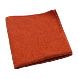 ZONFAZ Candy Color Soft Downy Suede Cotton Pocket Square