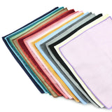 ZONFAZ Candy Color Soft Downy Suede Cotton Pocket Square