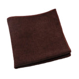 ZONFAZ Candy Color Soft Downy Suede Cotton Pocket Square