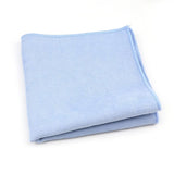 ZONFAZ Candy Color Soft Downy Suede Cotton Pocket Square