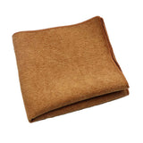 ZONFAZ Candy Color Soft Downy Suede Cotton Pocket Square