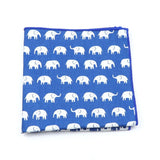 ZONFAZ Cartoon Cotton Handkerchief Cute Animal Fruit Pocket Square