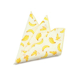 ZONFAZ Cartoon Cotton Handkerchief Cute Animal Fruit Pocket Square