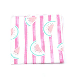 ZONFAZ Cartoon Cotton Handkerchief Cute Animal Fruit Pocket Square