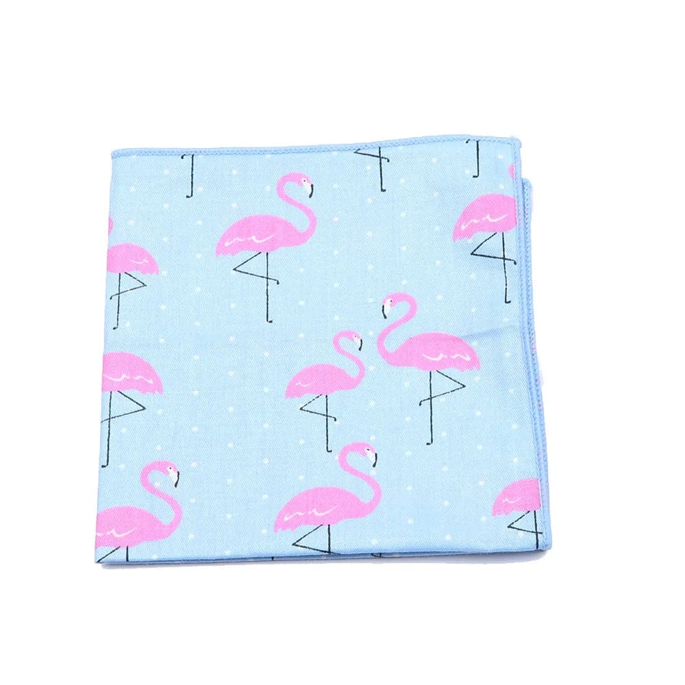 ZONFAZ Cartoon Cotton Handkerchief Cute Animal Fruit Pocket Square