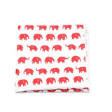 ZONFAZ Cartoon Cotton Handkerchief Cute Animal Fruit Pocket Square