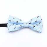 ZONFAZ Cartoon Pattern Cute Bow Tie for Adult Boy 2 Sizes