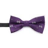 ZONFAZ Cartoon Pattern Cute Bow Tie for Adult Boy 2 Sizes