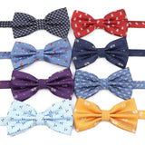 ZONFAZ Cartoon Pattern Cute Bow Tie for Adult Boy 2 Sizes