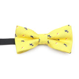 ZONFAZ Cartoon Pattern Cute Bow Tie for Adult Boy 2 Sizes