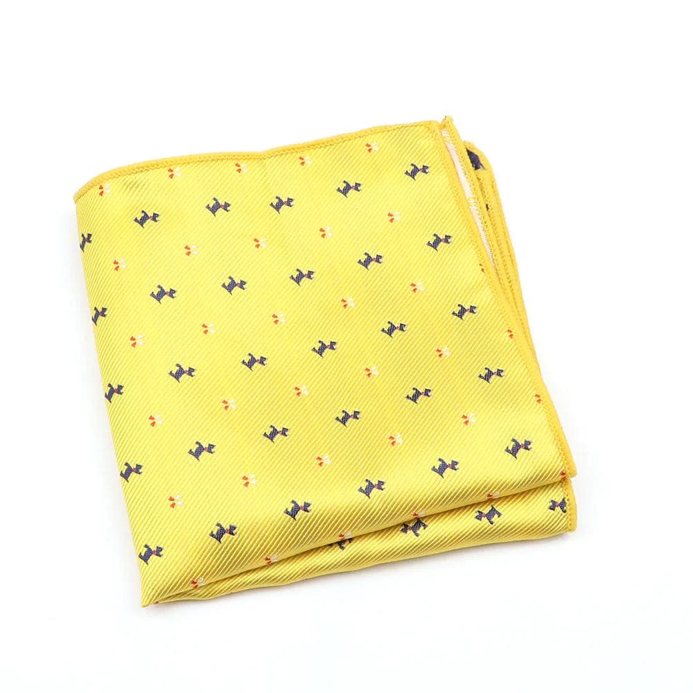 ZONFAZ Cartoon Pattern Cute Pocket Square