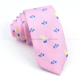 ZONFAZ Casual Cartoon Cute Ties For Men Skinny Fashion Necktie