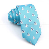 ZONFAZ Casual Cartoon Cute Ties For Men Skinny Fashion Necktie