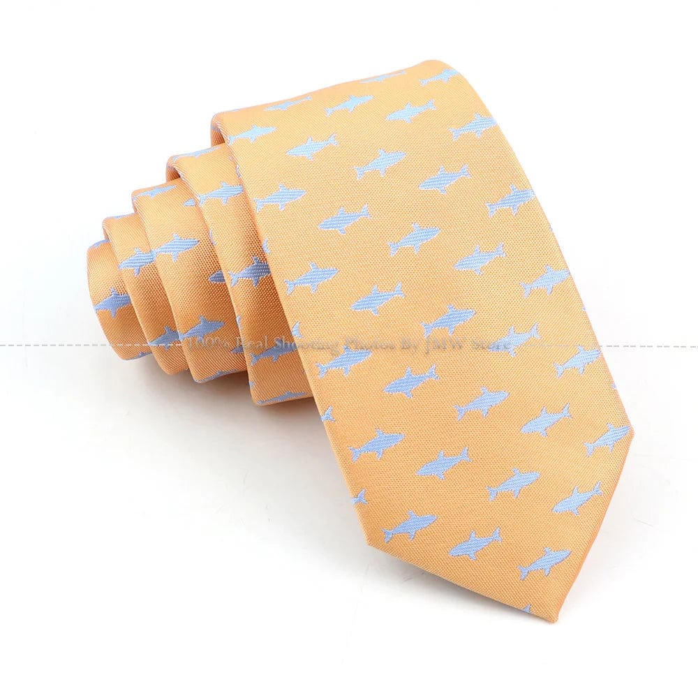 ZONFAZ Casual Cartoon Cute Ties For Men Skinny Fashion Necktie