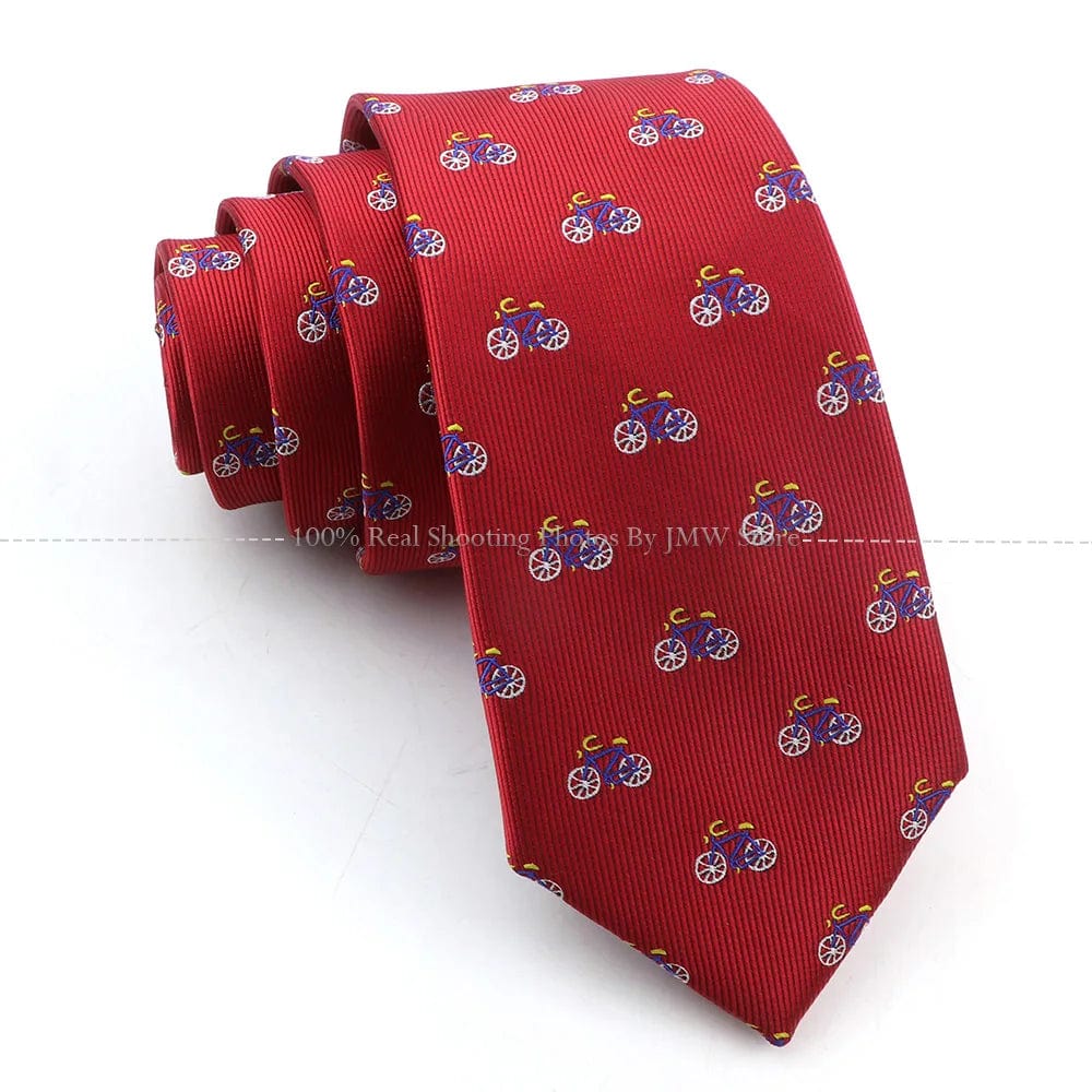 ZONFAZ Casual Cartoon Cute Ties For Men Skinny Fashion Necktie