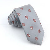 ZONFAZ Casual Cartoon Cute Ties For Men Skinny Fashion Necktie