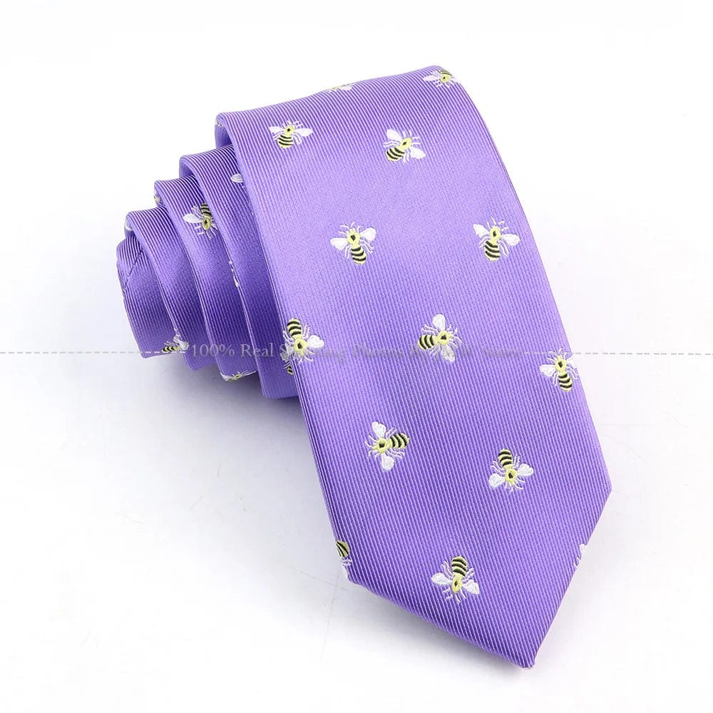 ZONFAZ Casual Cartoon Cute Ties For Men Skinny Fashion Necktie