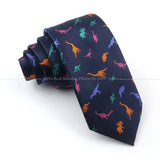 ZONFAZ Casual Cartoon Cute Ties For Men Skinny Fashion Necktie