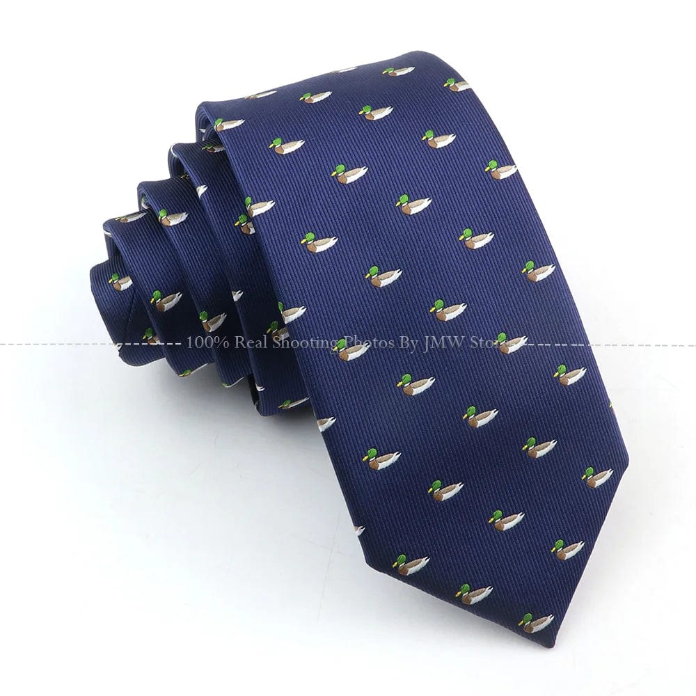 ZONFAZ Casual Cartoon Cute Ties For Men Skinny Fashion Necktie