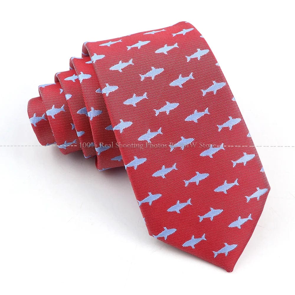 ZONFAZ Casual Cartoon Cute Ties For Men Skinny Fashion Necktie