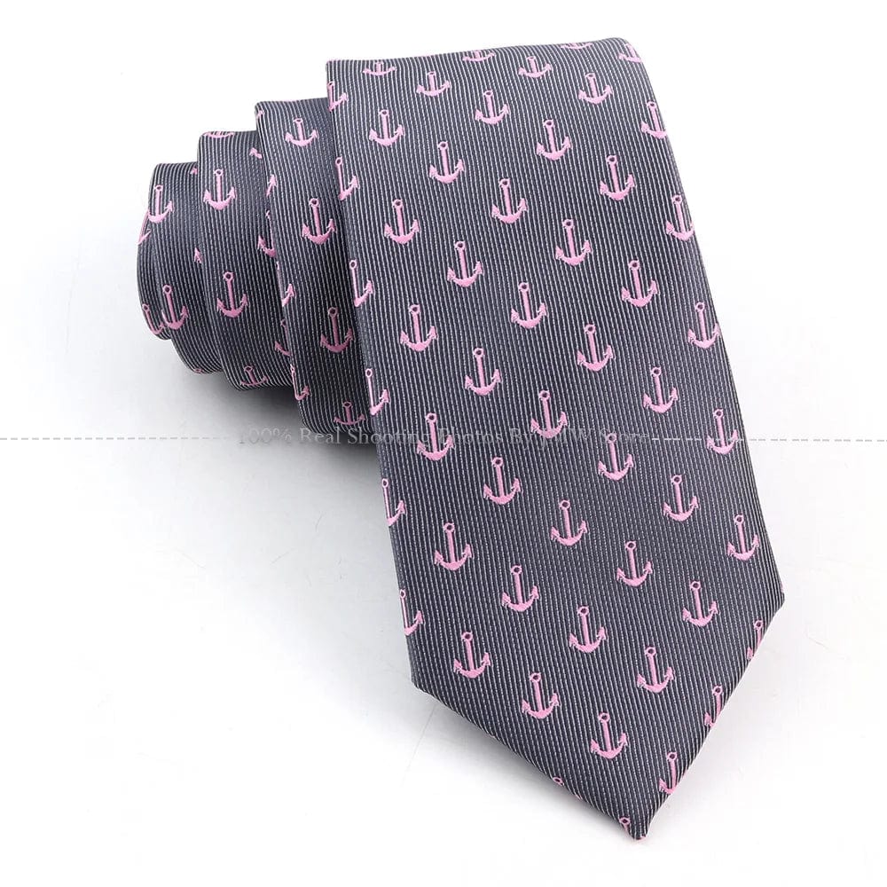 ZONFAZ Casual Cartoon Cute Ties For Men Skinny Fashion Necktie