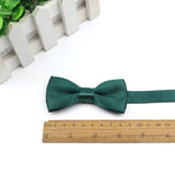 ZONFAZ Children Adjustable Soild Color Wedding Bow Tie