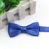 ZONFAZ Children Adjustable Soild Color Wedding Bow Tie