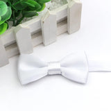 ZONFAZ Children Adjustable Soild Color Wedding Bow Tie