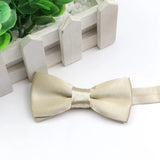 ZONFAZ Children Adjustable Soild Color Wedding Bow Tie