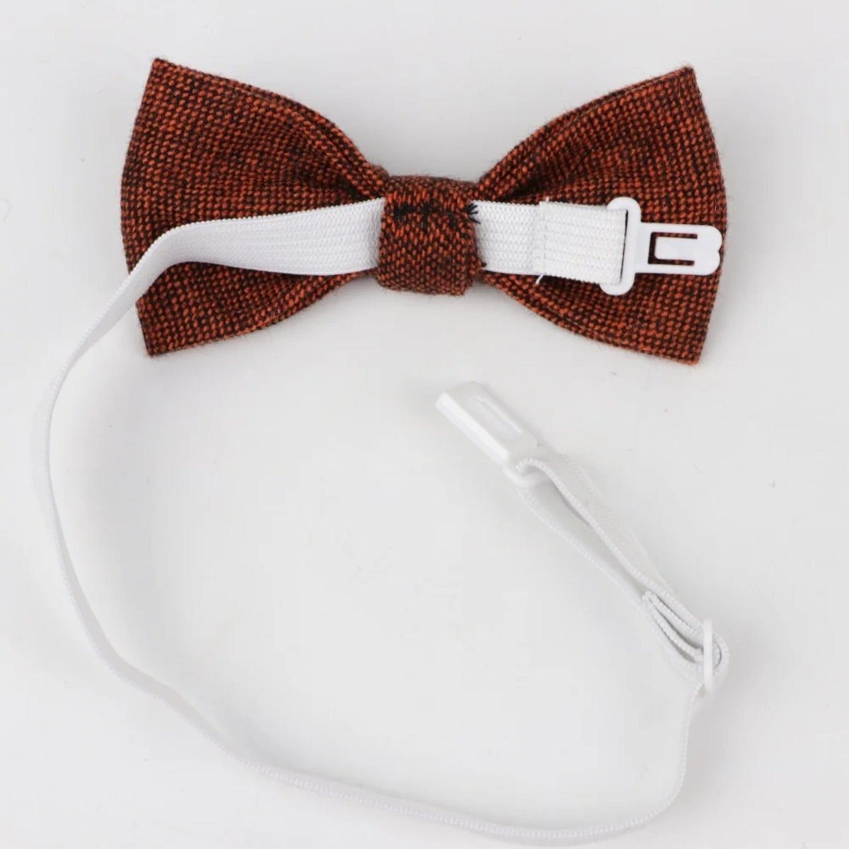 ZONFAZ Children Wool Bow Tie Boys Warm Striped Bowtie