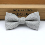 ZONFAZ Children Wool Bow Tie Boys Warm Striped Bowtie