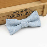 ZONFAZ Children Wool Bow Tie Boys Warm Striped Bowtie