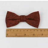 ZONFAZ Children Wool Bow Tie Boys Warm Striped Bowtie