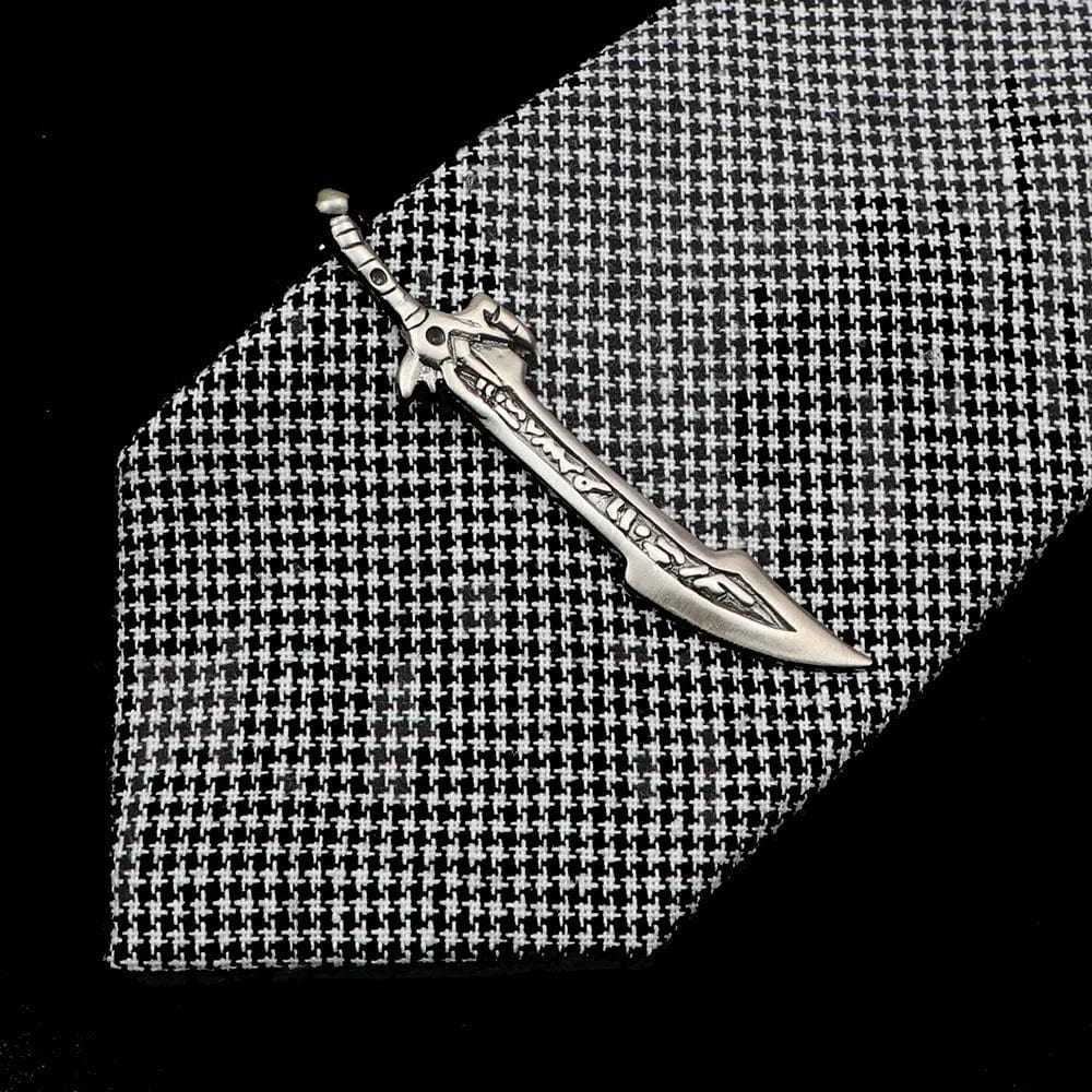 ZONFAZ Chrome Stainless Tie Clips Scissors Ax Car Owl Shape Metal Necktie Clip