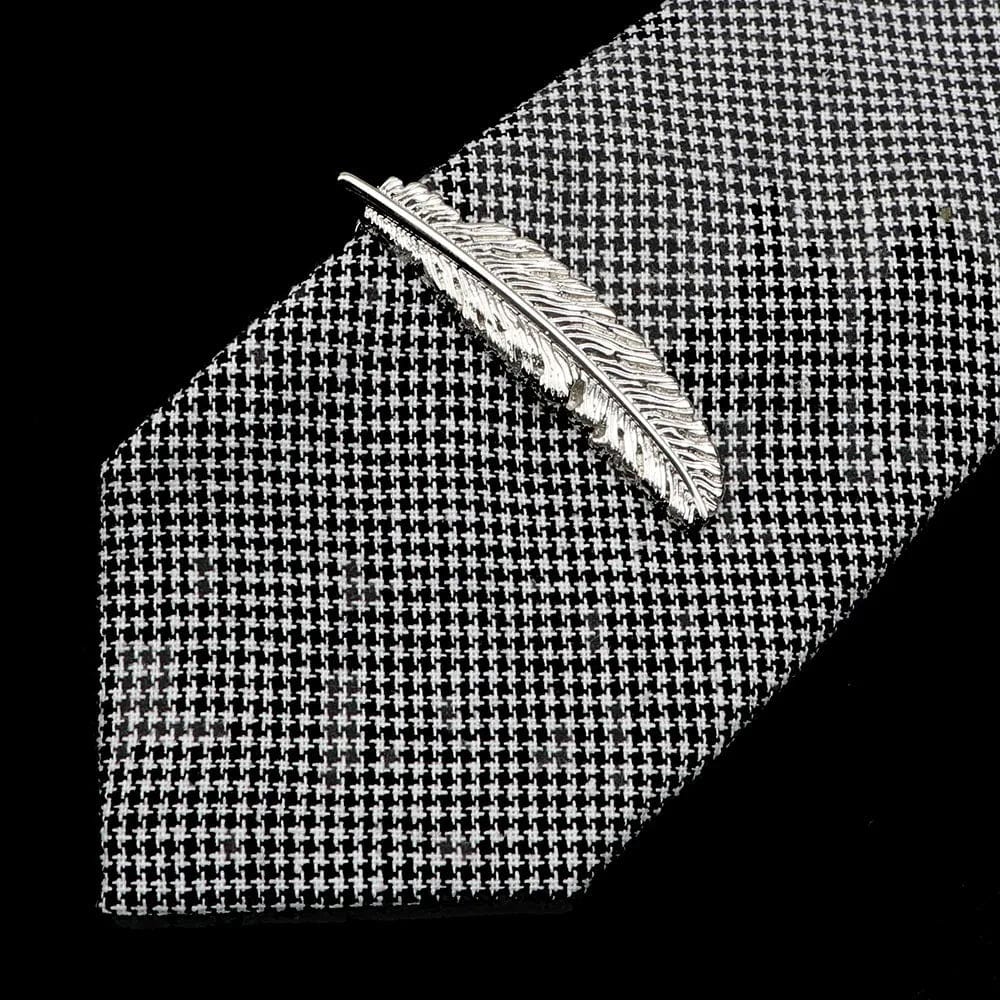 ZONFAZ Chrome Stainless Tie Clips Scissors Ax Car Owl Shape Metal Necktie Clip