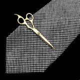 ZONFAZ Chrome Stainless Tie Clips Scissors Ax Car Owl Shape Metal Necktie Clip