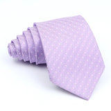 ZONFAZ Classic 7CM Soild Color Polka Dot Neckties