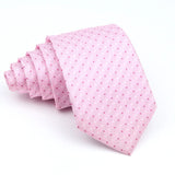 ZONFAZ Classic 7CM Soild Color Polka Dot Neckties