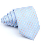 ZONFAZ Classic 7CM Soild Color Polka Dot Neckties