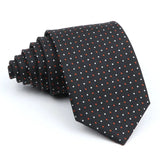 ZONFAZ Classic 7CM Soild Color Polka Dot Neckties