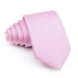 ZONFAZ Classic 7CM Soild Color Polka Dot Neckties