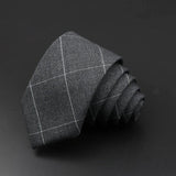 ZONFAZ Classic Cotton Striped Necktie 6cm Width