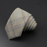 ZONFAZ Classic Cotton Striped Necktie 6cm Width