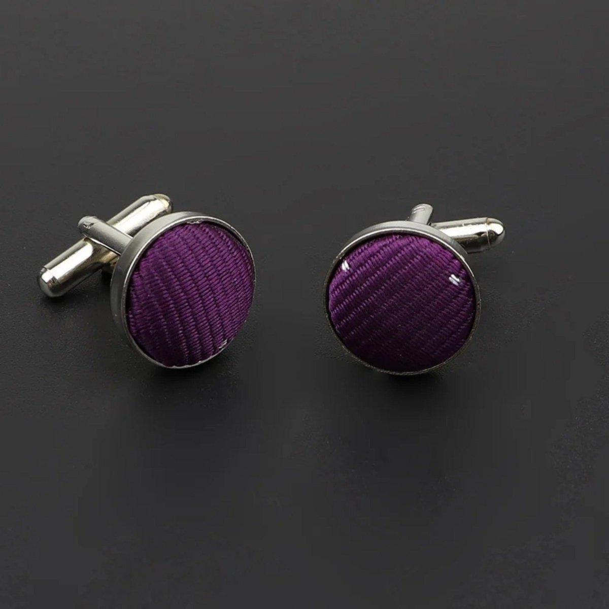 ZONFAZ Classic Dots Solid Cufflink For Mens Cuff Buttons