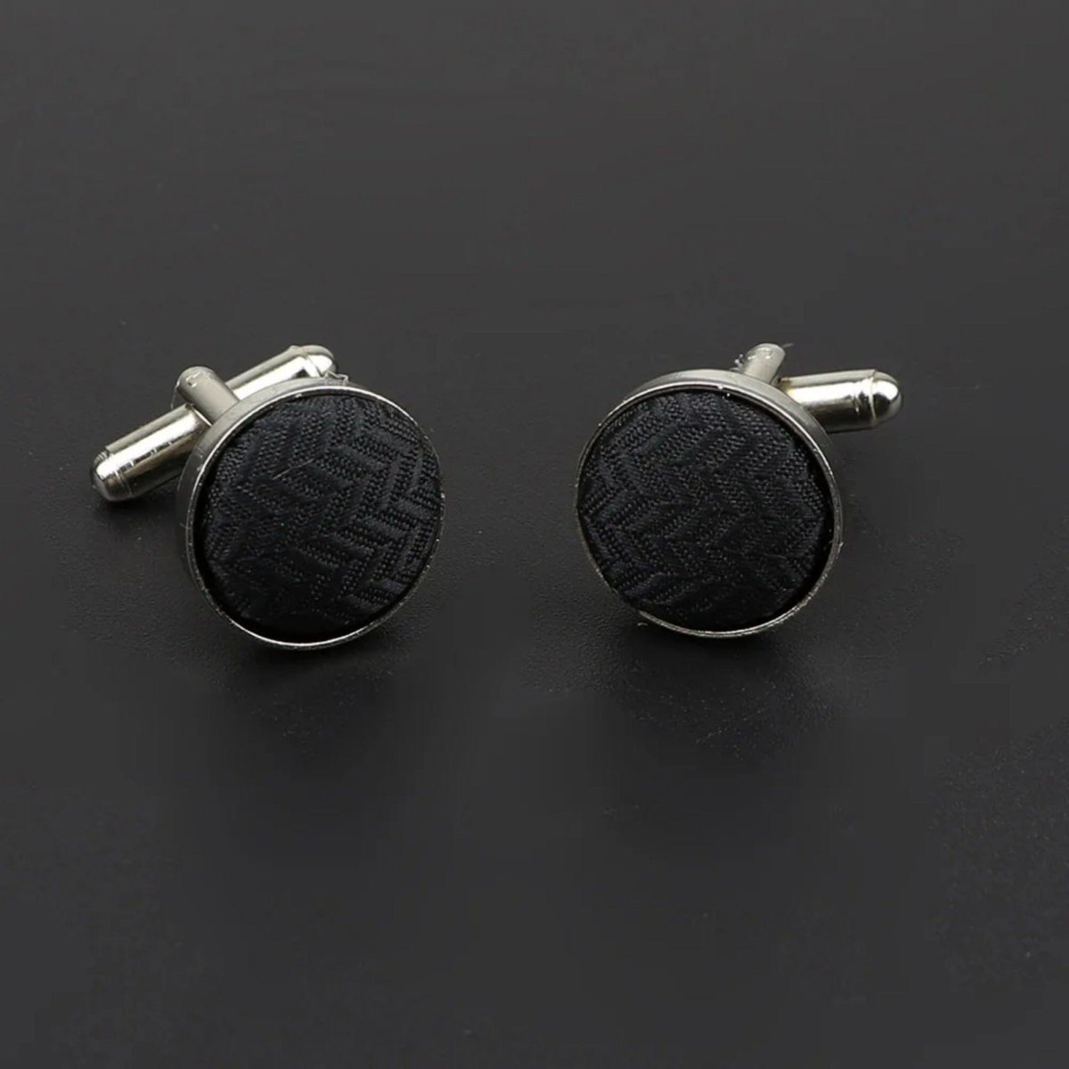 ZONFAZ Classic Dots Solid Cufflink For Mens Cuff Buttons