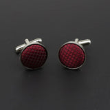 ZONFAZ Classic Dots Solid Cufflink For Mens Cuff Buttons