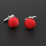 ZONFAZ Classic Dots Solid Cufflink For Mens Cuff Buttons